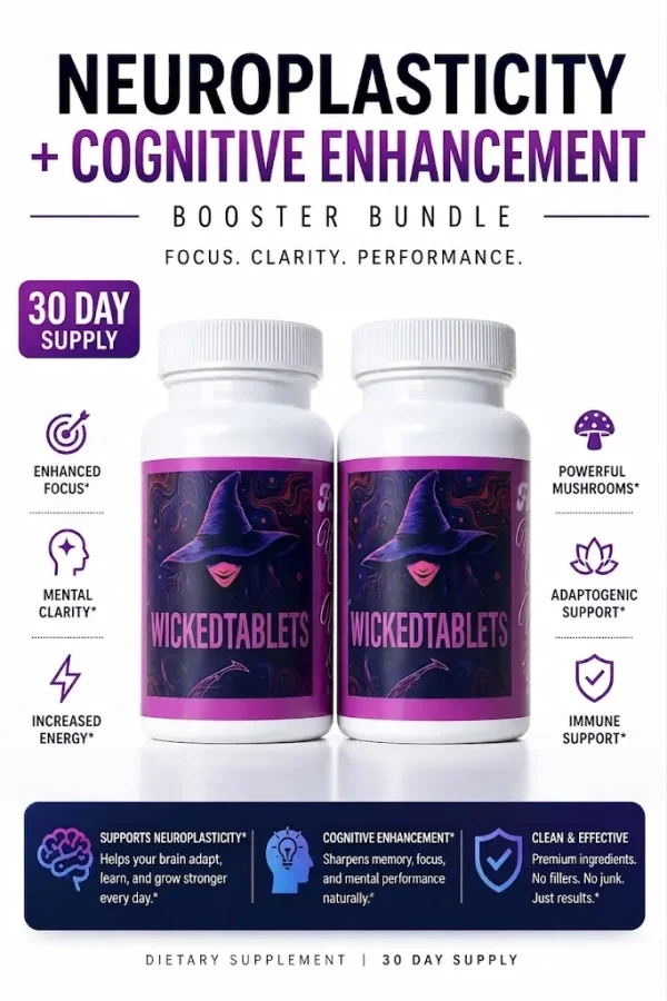 Bundle – Maximized Neuro enhancement + Natural Focus & cognition ignition kit 30 count Neuroplasticity Mushroom Blend + 30 Count Clarity